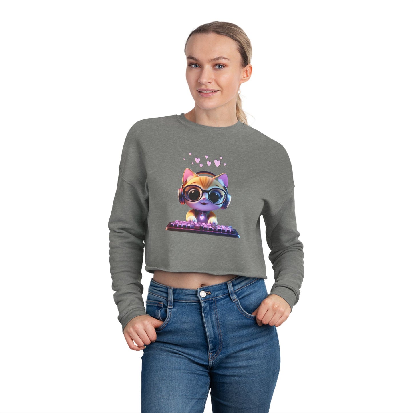 Women's Luxe Cropped Sweatshirt