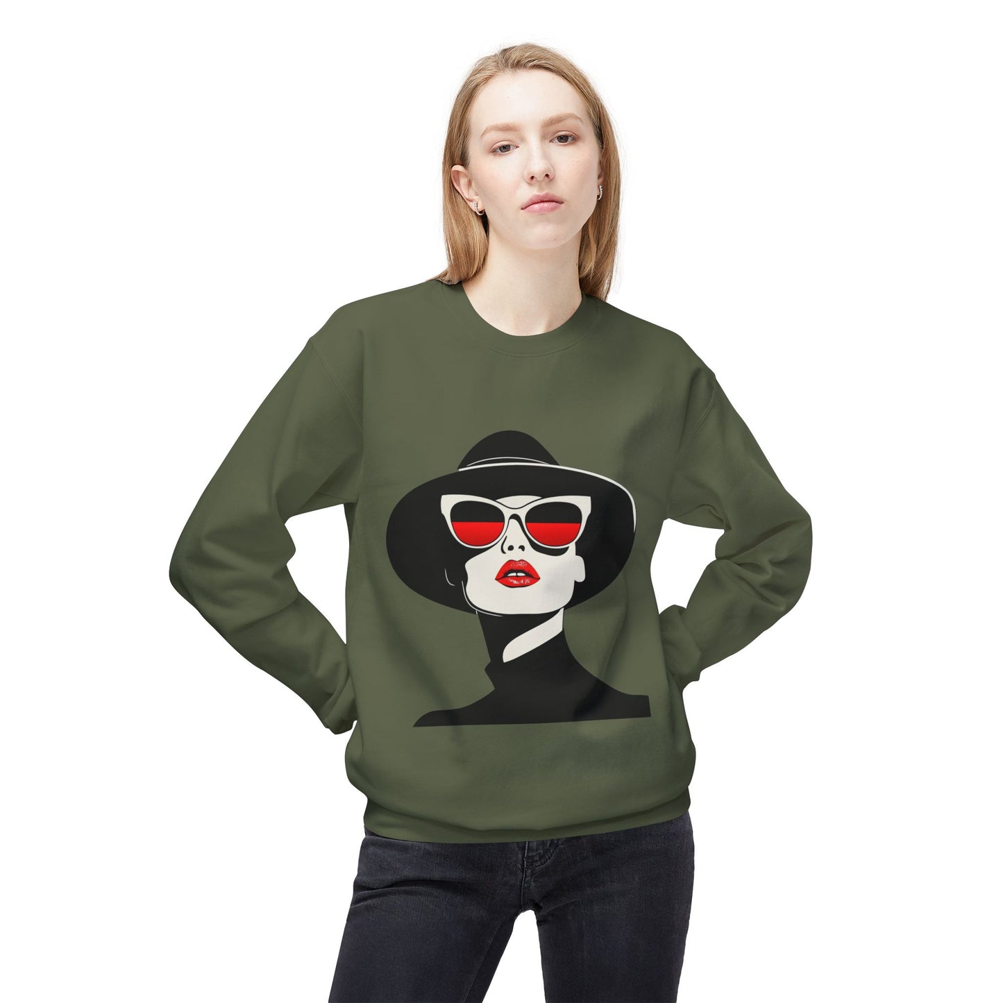 Midweight Softstyle Fleece Crewneck Sweatshirt