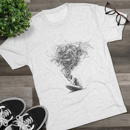 Inner Chaos – Minimalist Emotional Expression T-Shirt