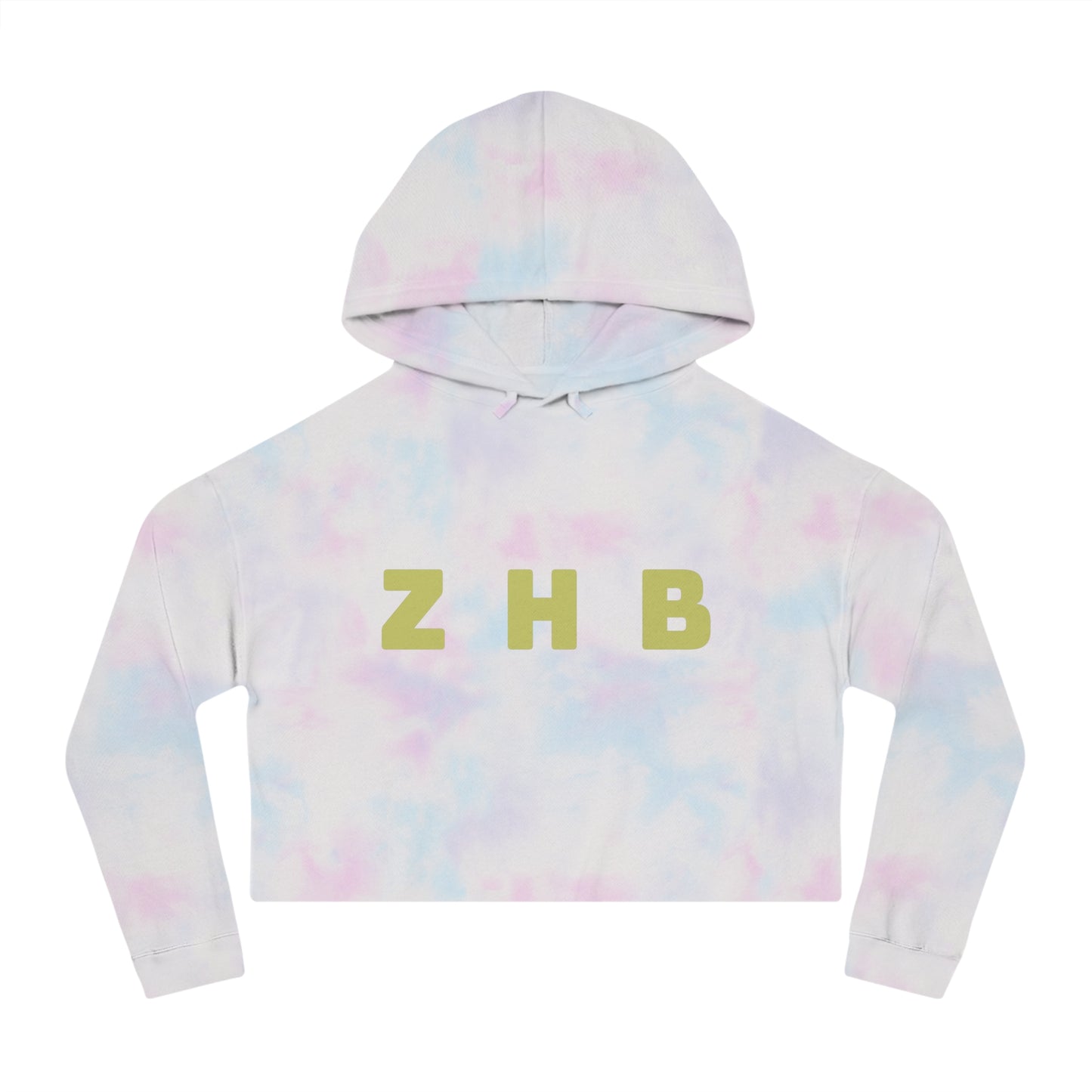 Cropped Tie-Dye Hoodie