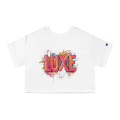 Luxe Heritage Crop Tee