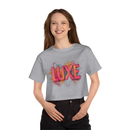 Luxe Heritage Crop Tee